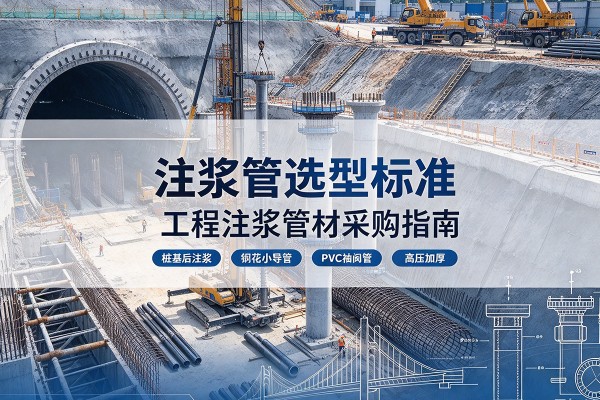 确山注浆管选型标准
