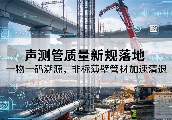 确山声测管质量新规落地，一物一码溯源，非标薄壁管材加速清退