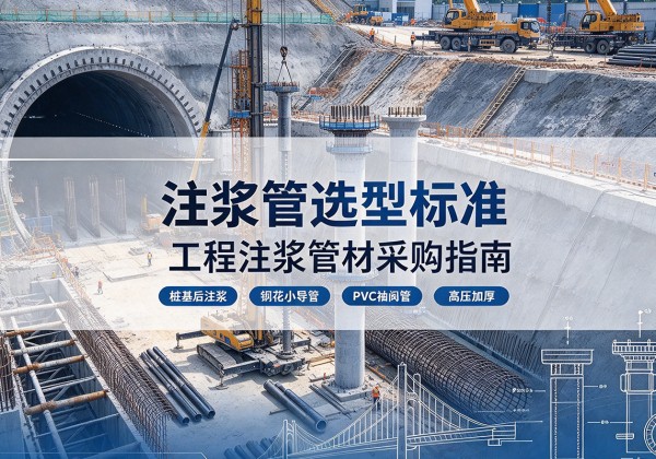 确山注浆管选型标准
